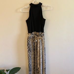 Wide leg jumpsuit